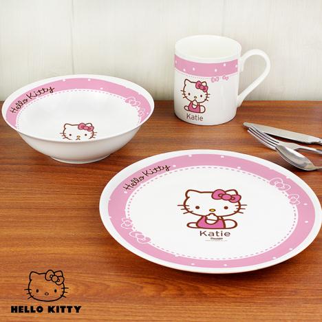 Personalised Hello Kitty Bow Breakfast Set Extra Image 1